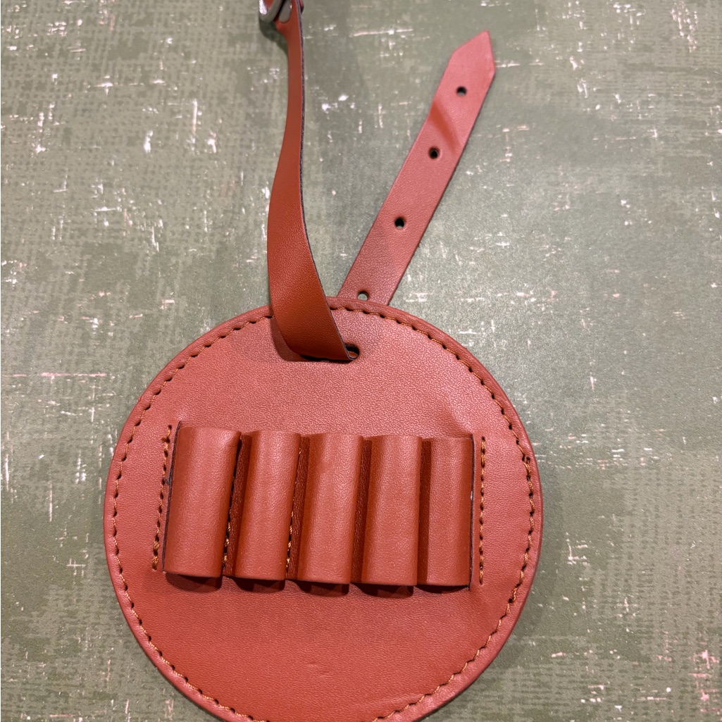 Leather Golf Tee Round Bag Accessory Leather Golf Tee Round Bag Accessory